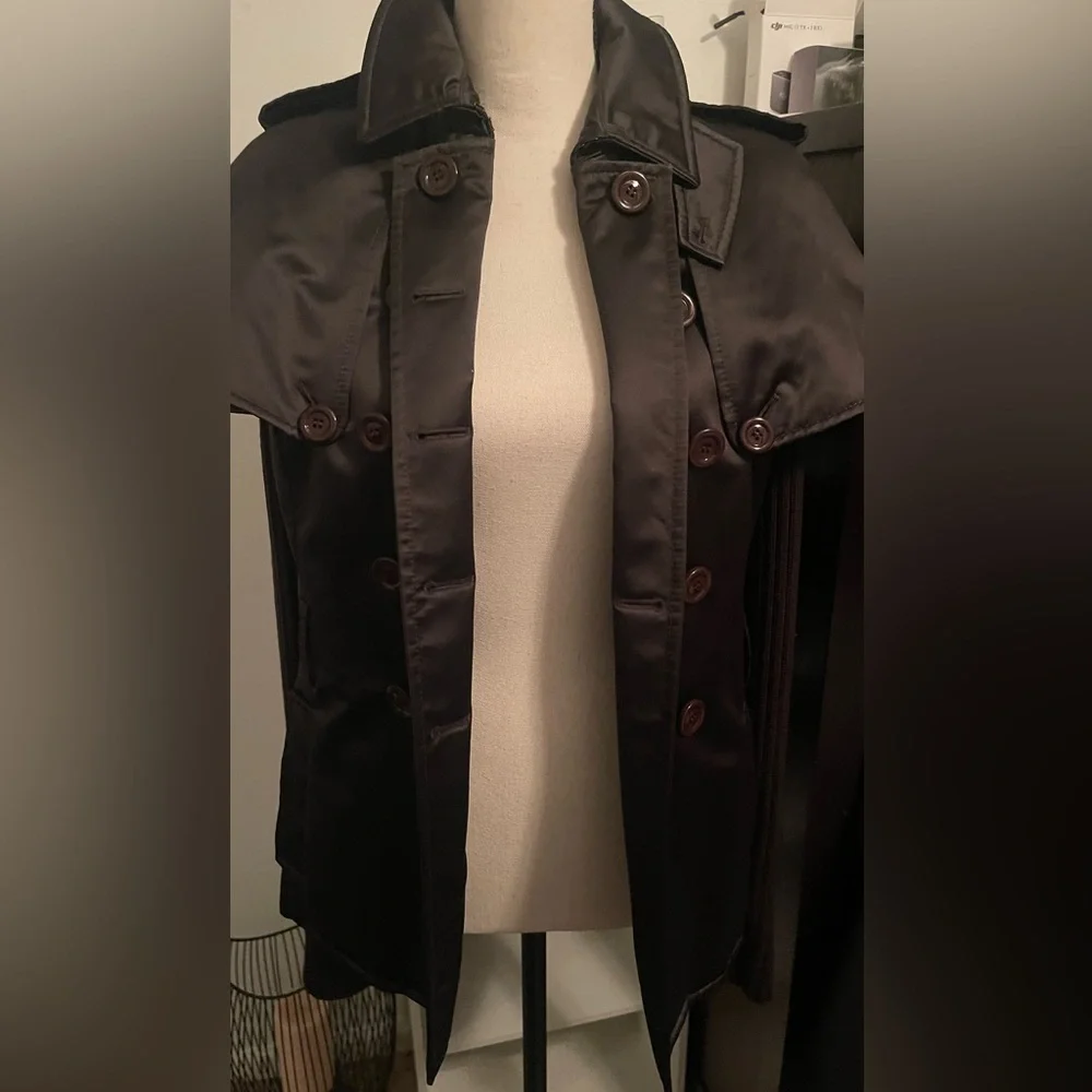 Moschino Black  Women's jacket with cape - Picture 8 of 8